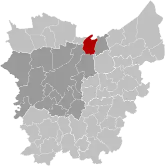 Localisation de Wachtebeke