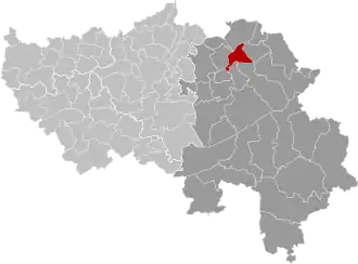 Localisation de Welkenraedt