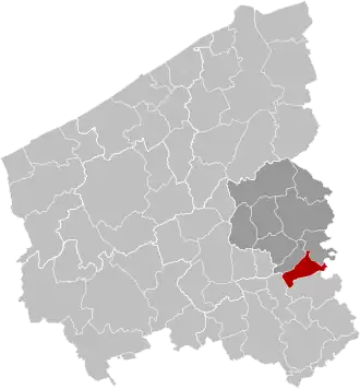 Localisation de Wielsbeke