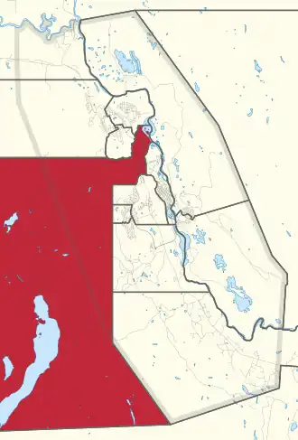 Carte de la circonscription