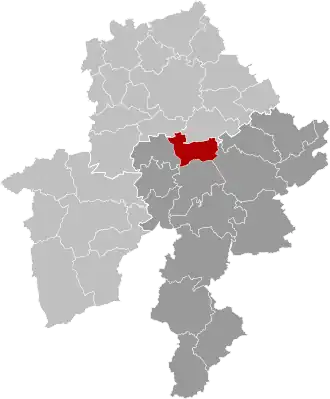 Localisation de Yvoir