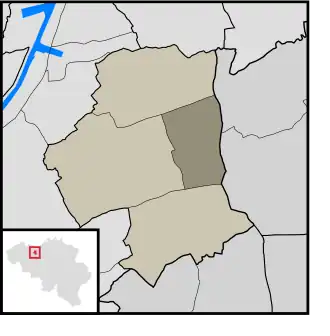 Localisation de Zeveneken