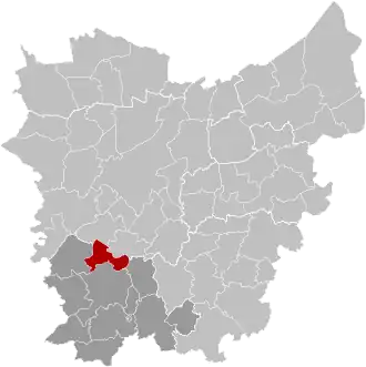 Localisation de Zingem