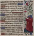 Personnage tenant son âme (recto du folio 87)