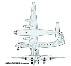 Description de l'image SNCASE SE-2010 Armagnac drawing.tiff.