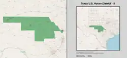 Description de l'image Texas_US_Congressional_District_11_(since_2021).tif.