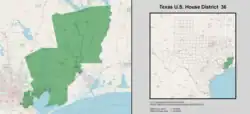 Description de l'image Texas_US_Congressional_District_36_(since_2021).tif.