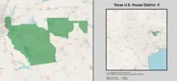 Description de l'image Texas_US_Congressional_District_5_(since_2021).tif.