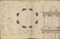 Plan du clocher de l'église de la Charité