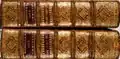 Deux volumes des Mémoires des commissaires du Roi et de ceux de Sa Majesté britannique.., reliés en cuir.