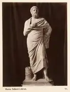 Portrait de Sophocle, v. 330. Copie en marbre. H. 2,05&nbsp;m. Vatican, musée Pio Cristiano(?)