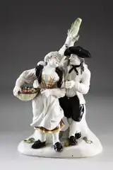 porcelaine par Feilner&nbsp;(de), musée Hallwyl, Stockholm