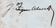 signature de José Figueroa Alcorta