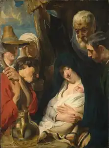 Adoration des bergers (1618) National Museum, Stockholm