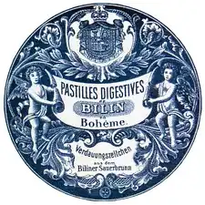 Pastilles digestives Bilin.