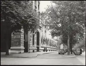 Siège de l’UNESCO, en 1953.