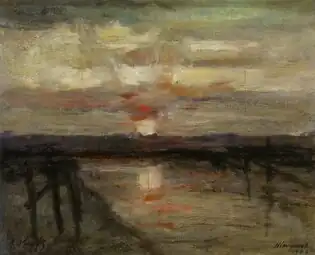 Le Coucher du soleil à Nieuport, 1906Musée des Beaux-Arts d'Anvers