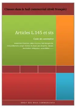 Description de l'image Clauses dans le bail commercial (droit français).pdf.