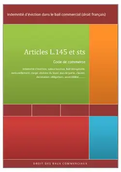 Description de l'image Indemnité d'éviction dans le bail commercial (droit français) .pdf.