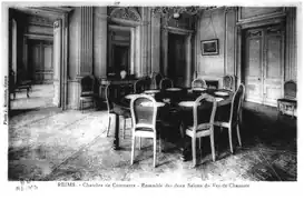 Ancien salons du rez-de-chaussée.